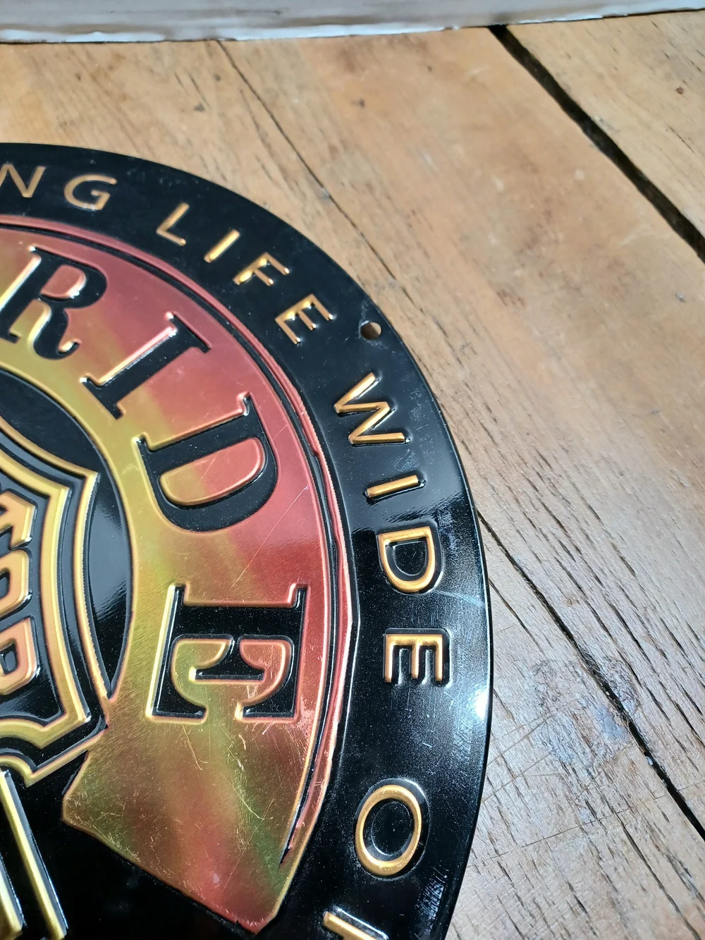 Harley-Davidson Ride Hard Motorcycle Sign 14